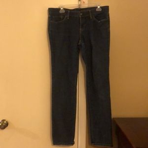 Loft modern slim jeans, size 8